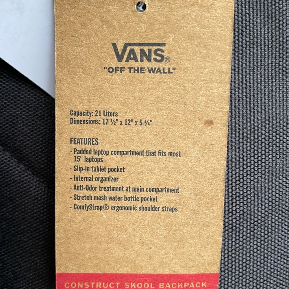 Vans Construct Skool Backpack
NWT - Picture 13 of 16